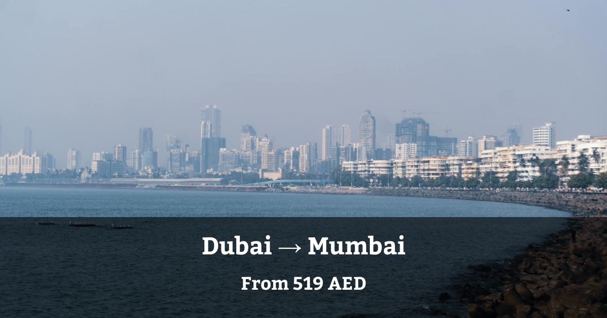 Mumbai from 519 AED